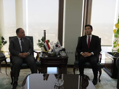 وزير المالية يلتقي سفير كوريا الجنوبية بالقاهرة