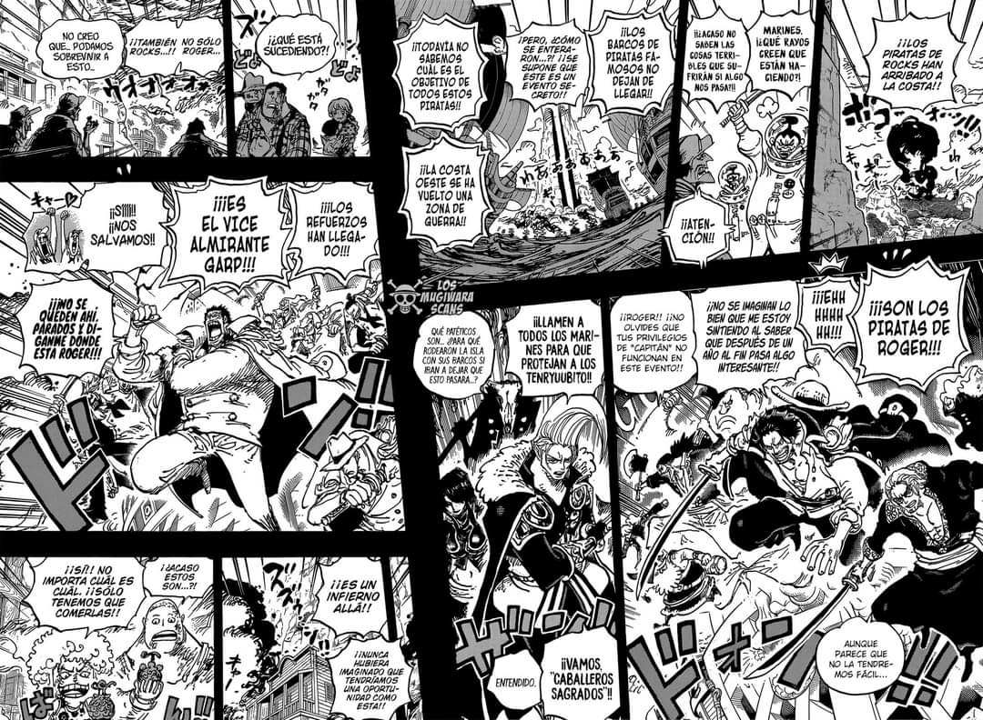 Los Dragones Celestiales ROBARÓN el TESORO de la ISLA PIRATA!!! - Manga  1096 One Piece 