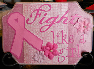 Cricut, Pink Journey, Lyrical Letters, Breast Cancer Awareness