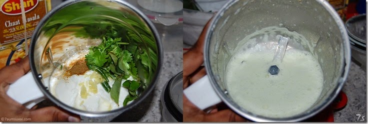 Masala chaas process