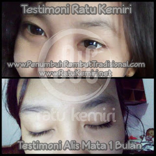 testimoni Cream Penebal Alis Mata Permanen Ratu Kemiri herbal