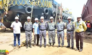 First Barge of series LSAM 7 delivered to Indian Navy