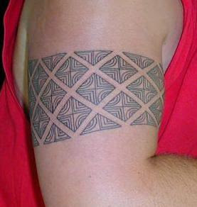 Hawaiian armband tattoos