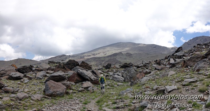 Pico Veleta por los Tajos - Lagunillo Misterioso - Chorreras del Molinillo