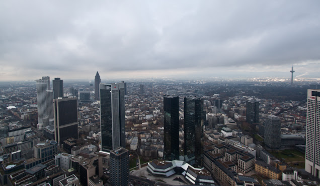 Panorama dalla Main tower-Francoforte