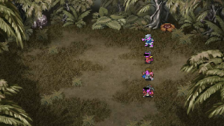 Romancing Saga 2 Remaster Battle Background Maze of Memory Green Labyrinth