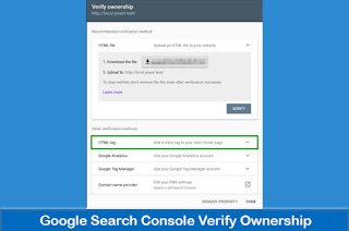 Google Search Console Verify Ownership