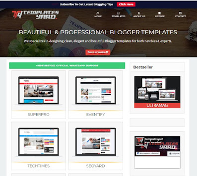 Free html blogger templates 2021