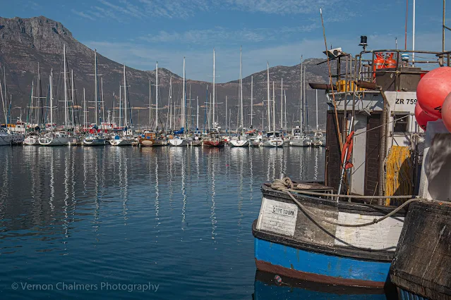 Yachts in Hout Bay Harbour Cape Town