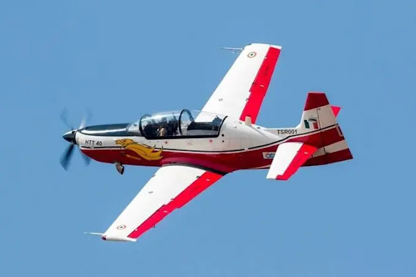 HTT-40 Basic Trainer Aircraft designed and manufactured by HAL