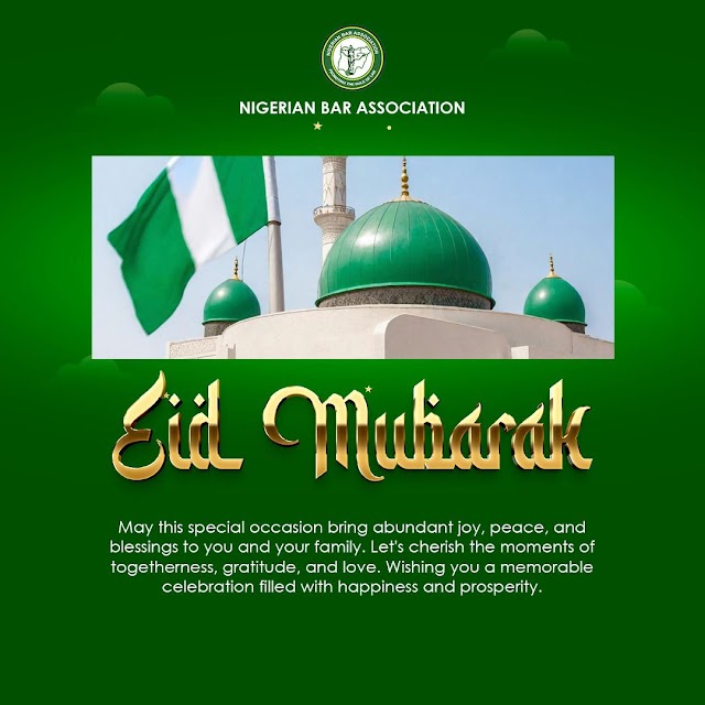 EID-EL-FITR: NBA FELICITATES MUSLIMS.