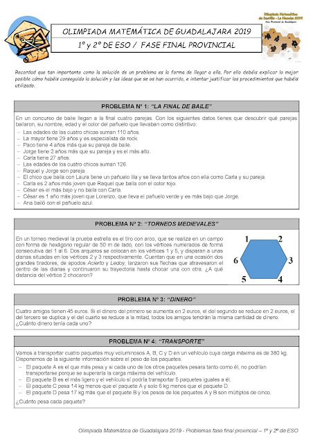  Problemas Nivel 1º y 2º ESO