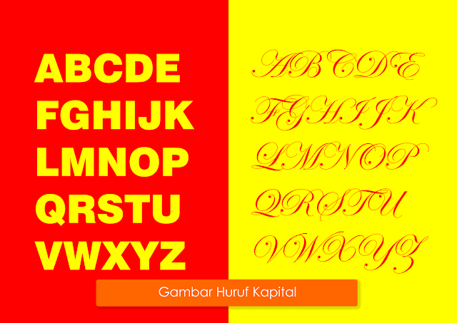 Huruf kapital yaitu abjad yang berukuran dan berbentuk khusus Pedoman Penulisan Huruf Kapital (Besar) yang Benar sesuai PUEBI