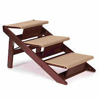 Pet Studio Pine Frame Dog RampSteps