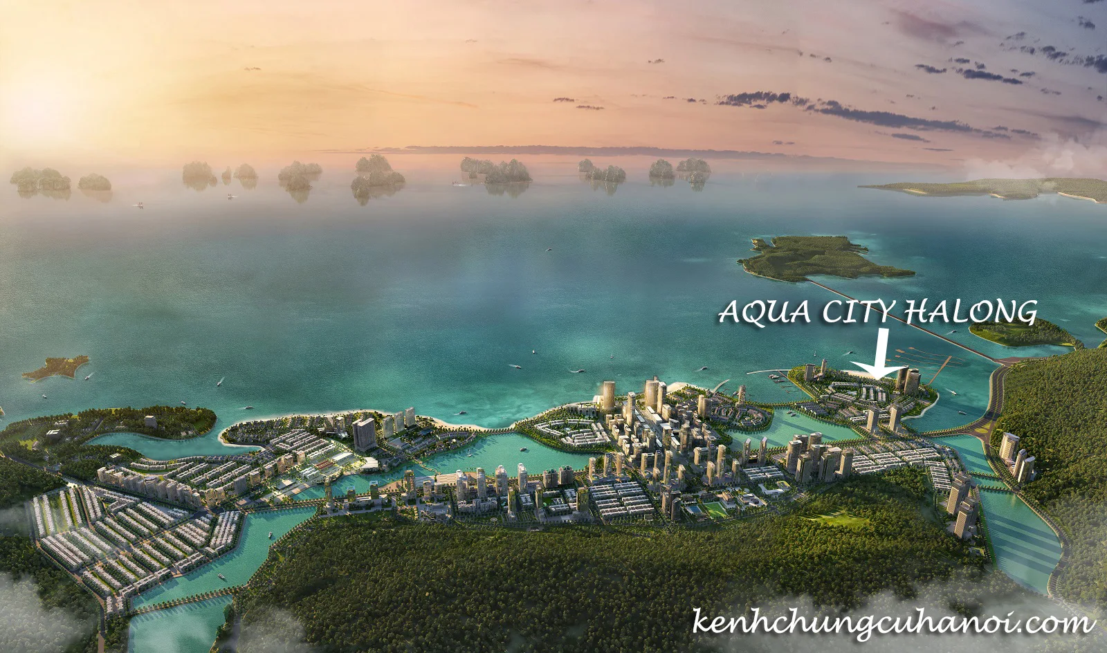 Vị trí vàng hiếm có của Aqua City Halong