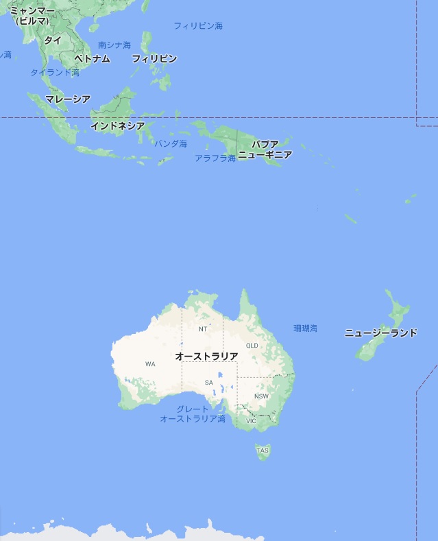 オヤジブロmtyg 何で オーストラリアの位置が