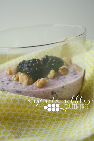 Gluten Free Blackberry and Vanilla Chia Pudding | Anyonita Nibbles