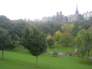 Princes Street Garden Edimburgo na Escócia