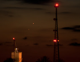 Conjunction of Mars and Mercury, February 8, 2013