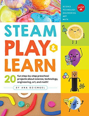 STEAM Play & Learn is filled with engaging projects perfect for preschool and early-school aged children. #SteamPlayLearn #STEAM #Nonfiction #ChildrensLit #NetGalley