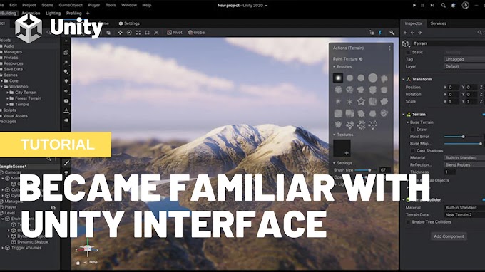 Became Familiar With Unity Interface