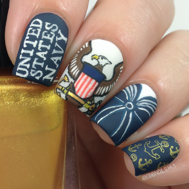 CDB Nails-Navy Nails