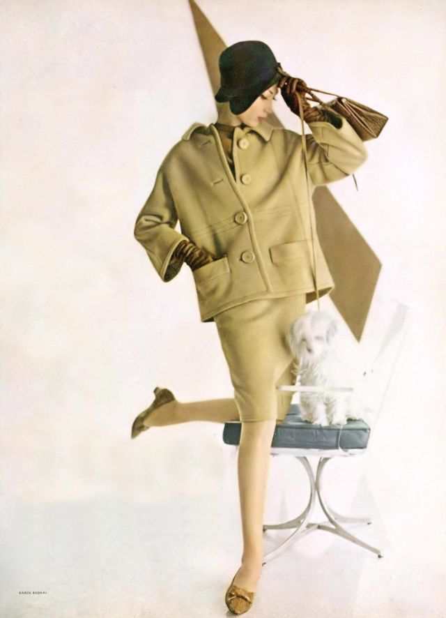 Simone D'Aillencourt in a Louis Vuitton ad for Vogue. Photo: Henry