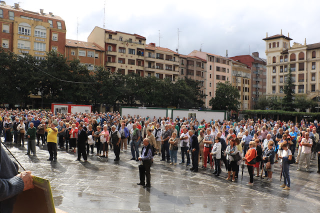 protesta pensionistas en Barakaldo