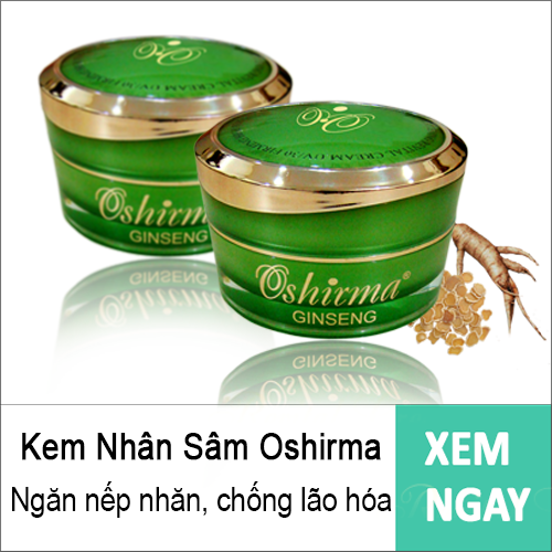 Kem nhân sâm Oshirma U/V30 20g - ngăn nếp nhăn, chống lão hóa, chống tử ngoại 