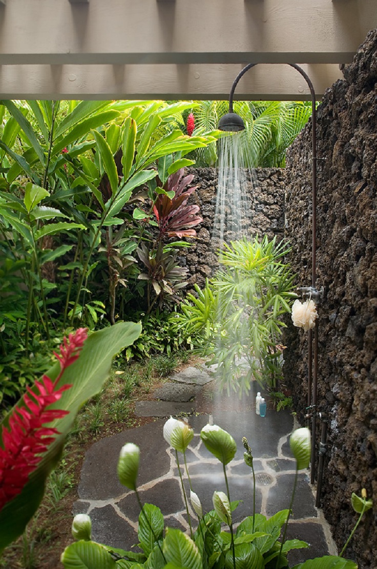 Backyard Outdoor Shower Ideas - Everything About Garden