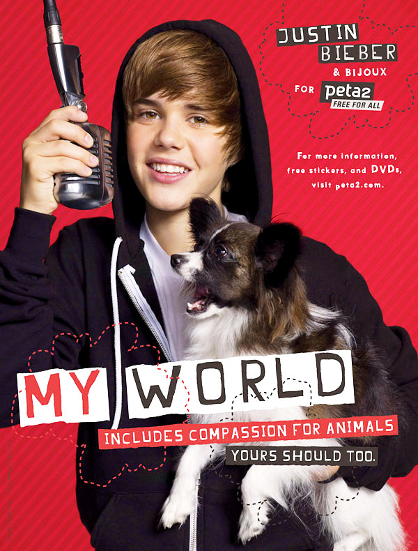 Justin Bieber's dog latest Peta ad
