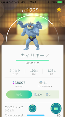 ポケモンGO カイリキー