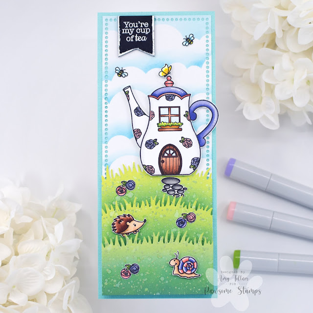 Cup of Tea stamp set by Pawsome Stamps #pawsomestamps