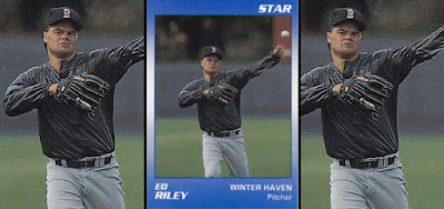 Ed Riley 1990 Winter Haven Red Sox card