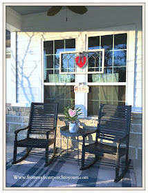 Valentines Day Front Porch-Rocking Chairs-Tin Hearts-From My Front Porch To Yours