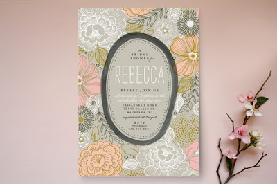 Bridal Shower Invites via Minted on Darling Cashmere