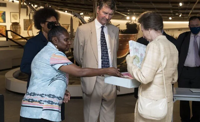 The Princess visited the Adventure Park Papua New Guinea and the National Museum and Art Gallery