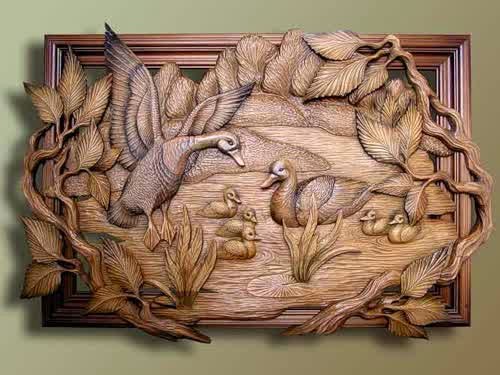 Wood carving artwork made by Peter Nosikov ~ Art Craft 