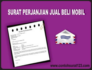 Gambar Contoh Surat Perjanjian Jual Beli Mobil