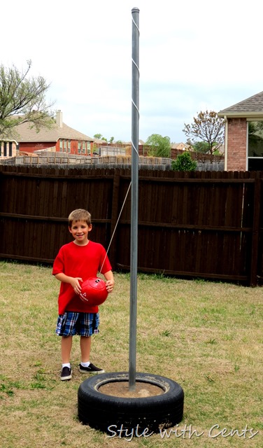 how to make a tetherball style with cents 2