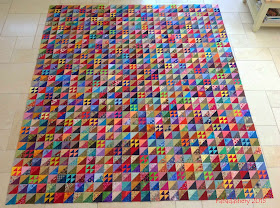 Scrappy Triangle Quilt
