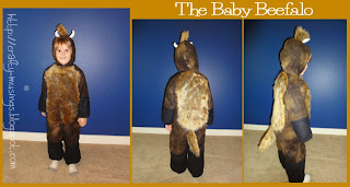 Baby Beefalo collage with front, back, and side views