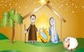 Representación del Nacimiento del Niño Jesús (Ilustración)