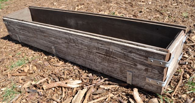 wood planter box