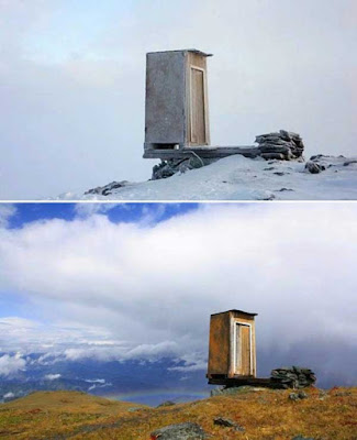 Toilet Tebing, Siberia