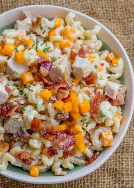 Chicken Bacon Ranch Pasta Salad:  A Comfort Food Classic