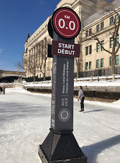 Winterlude Starting Point Of The Rideau Canal Skateway  Ottawa, Ontario, Canada