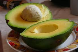 Fruit and avocado seed.