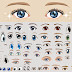 Vectores Ojos Diferentes Tamaños Y Modelos Formato AI Y EPS
