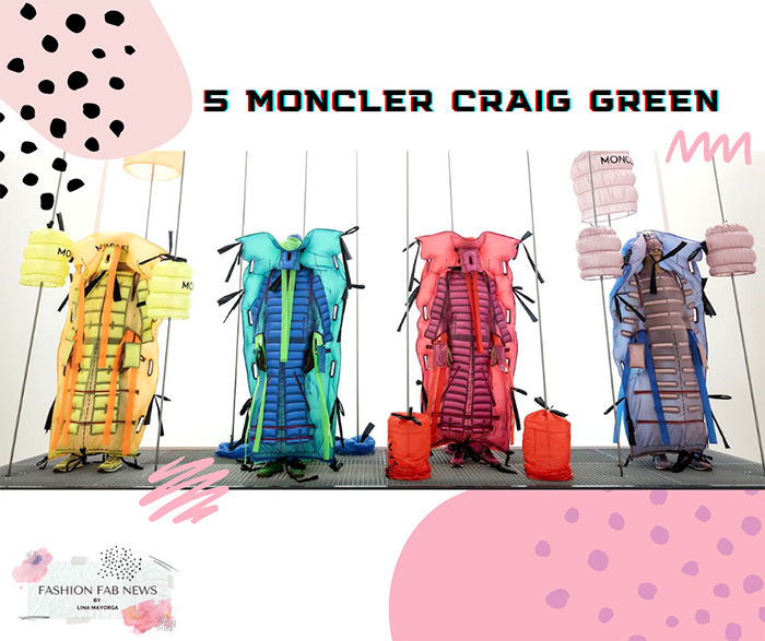 yellow jacket outfit blue outfit red outfit pink blue outfit made of lighweight nylon by MONCLER